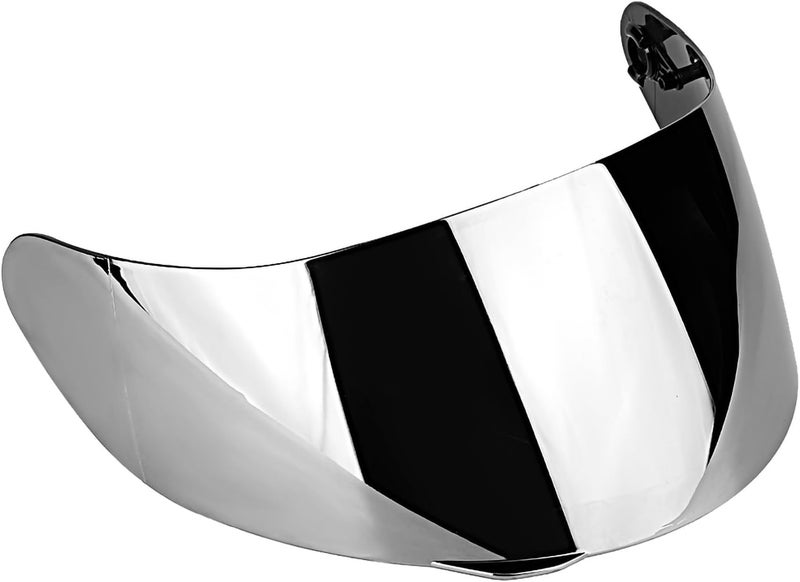 Espusta Motorcycle Helmet Face Shield Replacements, Motorcycle Helmet Visor Compatible with AGV K1 K1S K3 SV K5 K5S UV Protection (Silver) - Image 1